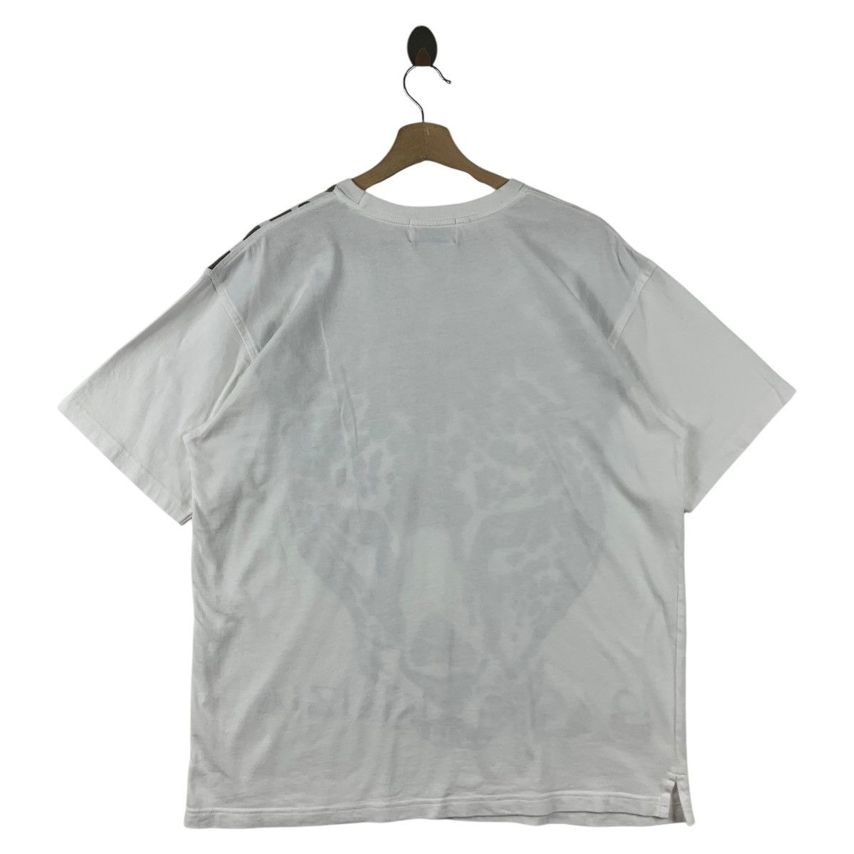 Designer × Krizia Uomo × Vintage Vintage 90s BASIC By KRIZIA Leopard printed big tee Size US L / EU 52-54 / 3 - 4 Thumbnail