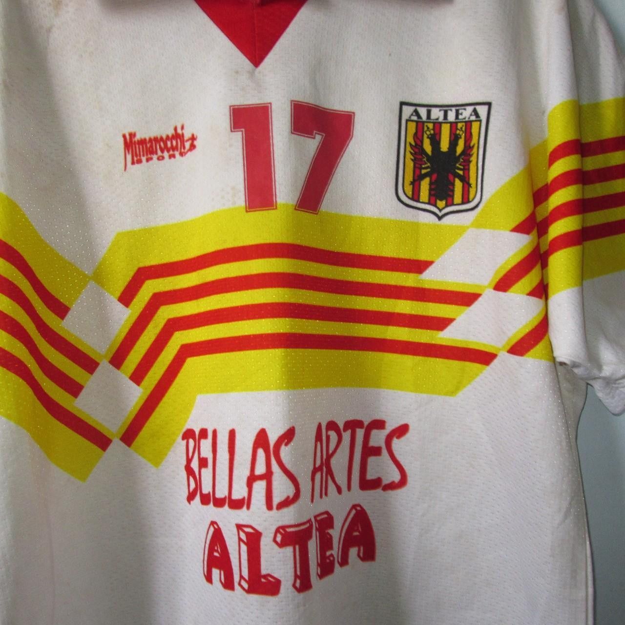 Other UD Altea 1990 1992 Away Shirt Jersey football soccer Size US L / EU 52-54 / 3 - 3 Thumbnail
