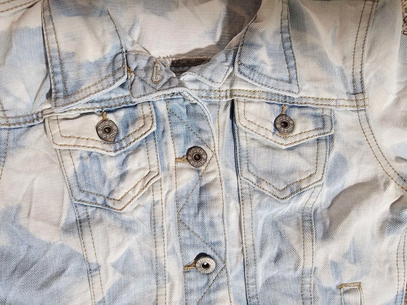 Steve Madden Mudd Womens Tie Dye Jean Jacket M Short Crop Size M / US 6-8 / IT 42-44 - 4 Thumbnail