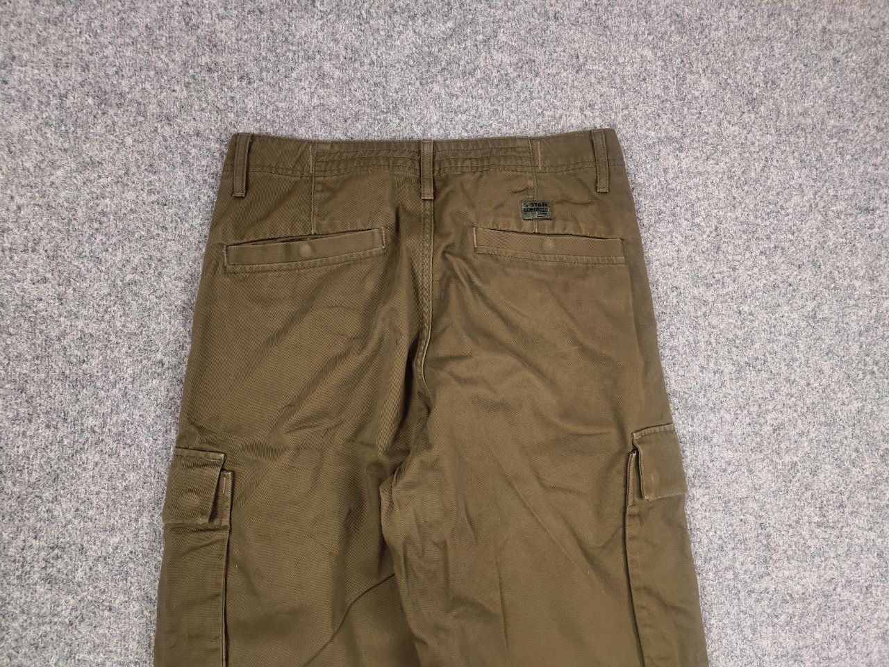 G-Star G Star Raw Renato Straight Military green Canvas Cargo Pants Size US 34 / EU 50 - 10 Thumbnail