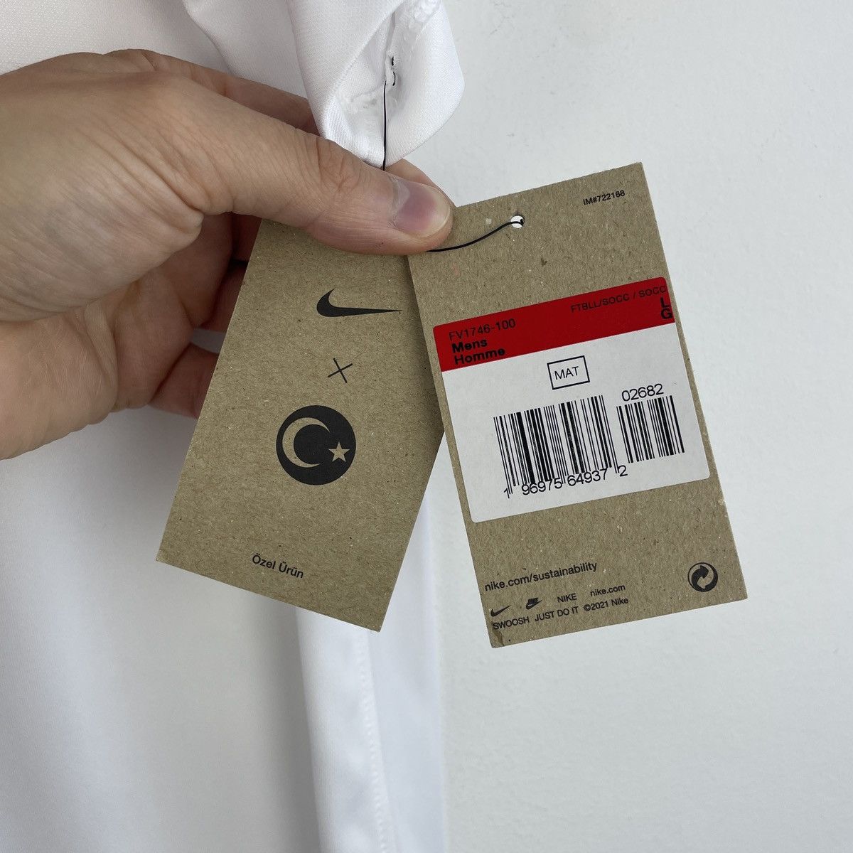 Nike Turkey Ferdi Kadioglu Nike Jersey Shirt Men 2024 size L Size US L / EU 52-54 / 3 - 6 Thumbnail