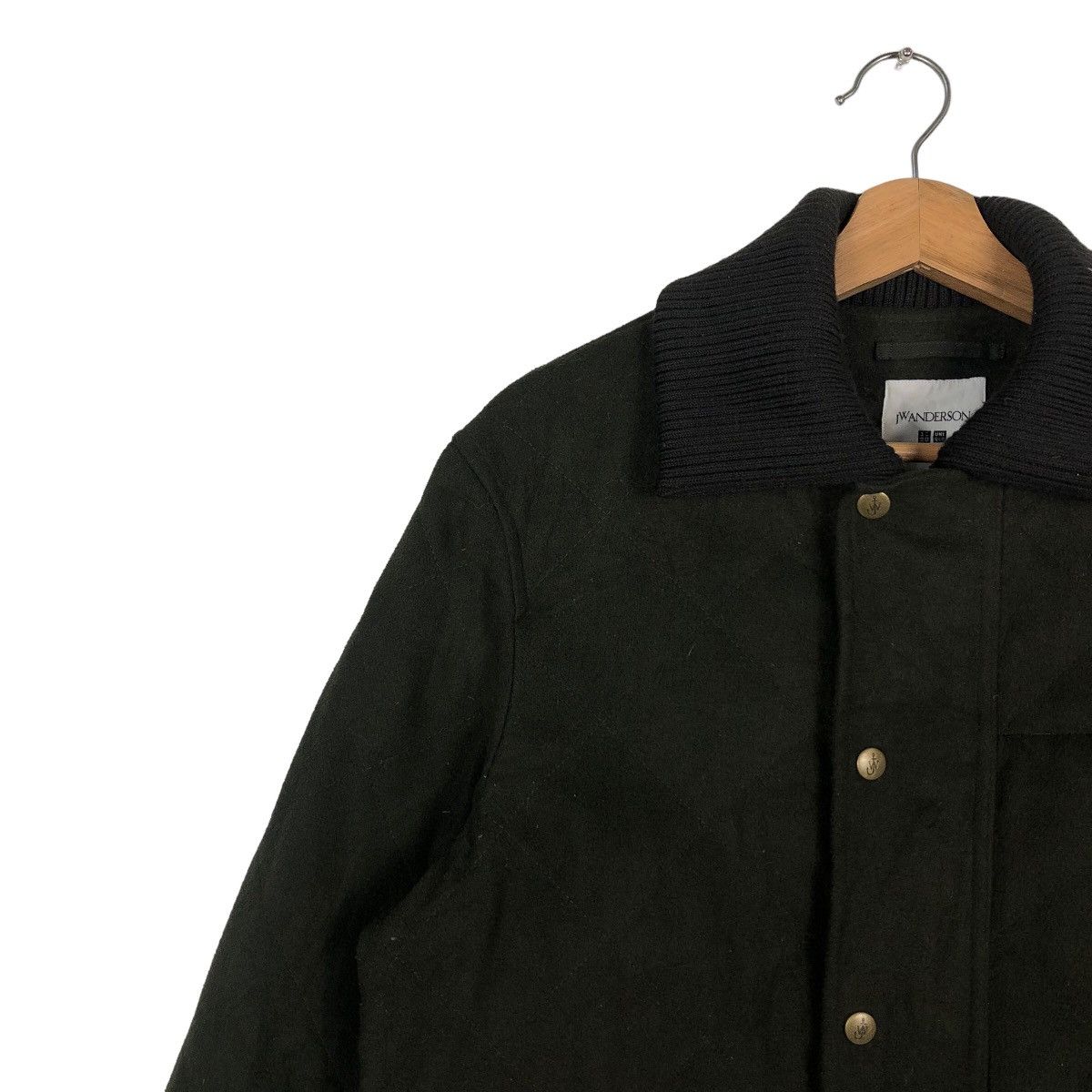 JW Anderson 🔥Dark Green Wool Chore Inspector Cargo Jacket Uniqlo Japan Size US L / EU 52-54 / 3 - 7 Thumbnail