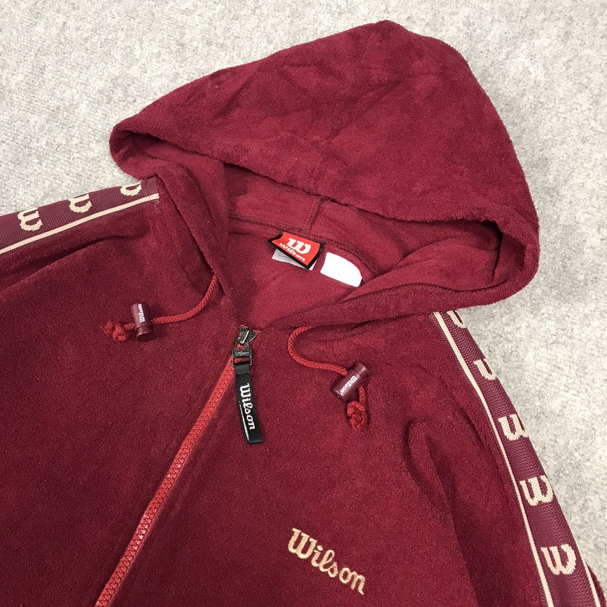 Japanese Brand × Wilson WILSON ZIPPER HOODIES JACKET Size US M / EU 48-50 / 2 - 6 Thumbnail