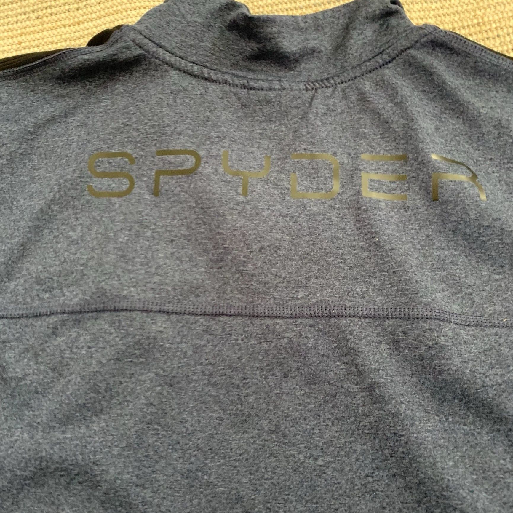 Spyder Spyder Mens Pullover 1/4 Zip XL Blue Black Logo Embroidered Activewear Shirt Long Sleeve Sports Outdoor Casual pullover Size US XL / EU 56 / 4 - 6 Thumbnail