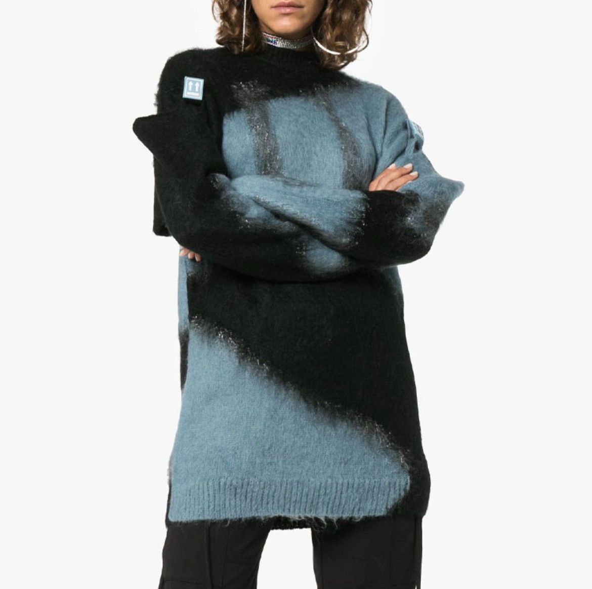 Off-White 18AW Mohair Knit Sweater Size XS / US 0-2 / IT 36-38 - 6 Thumbnail