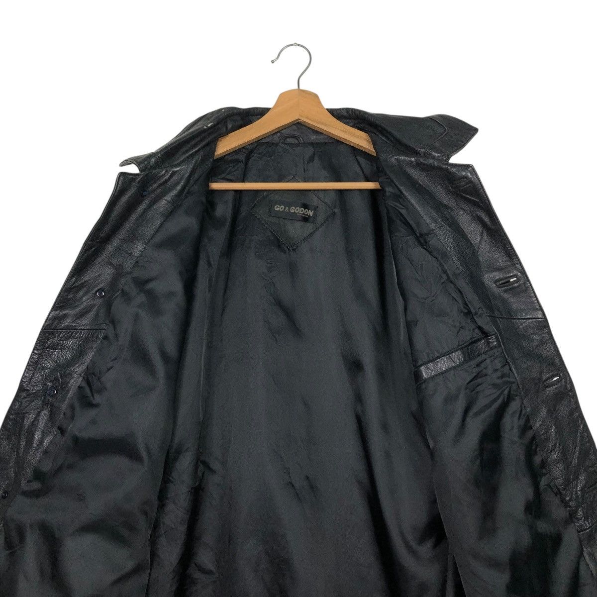 Japanese Brand 🔥VINTAGE BIKER LEATHER JACKET GO & GODON ISSEY MIYAKE Size US M / EU 48-50 / 2 - 16 Thumbnail