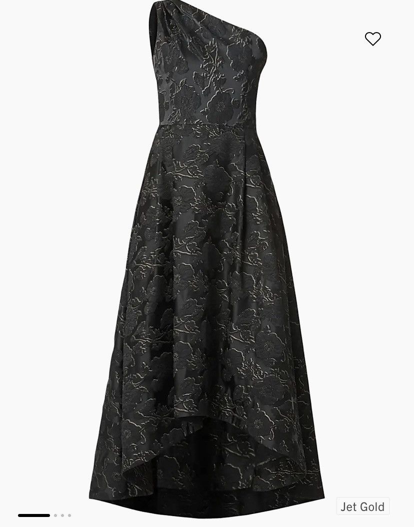 Other Shosnanna - One-Shoulder Tea-Length Gown - Size 4 Size S / US 4 / IT 40 - 10 Thumbnail