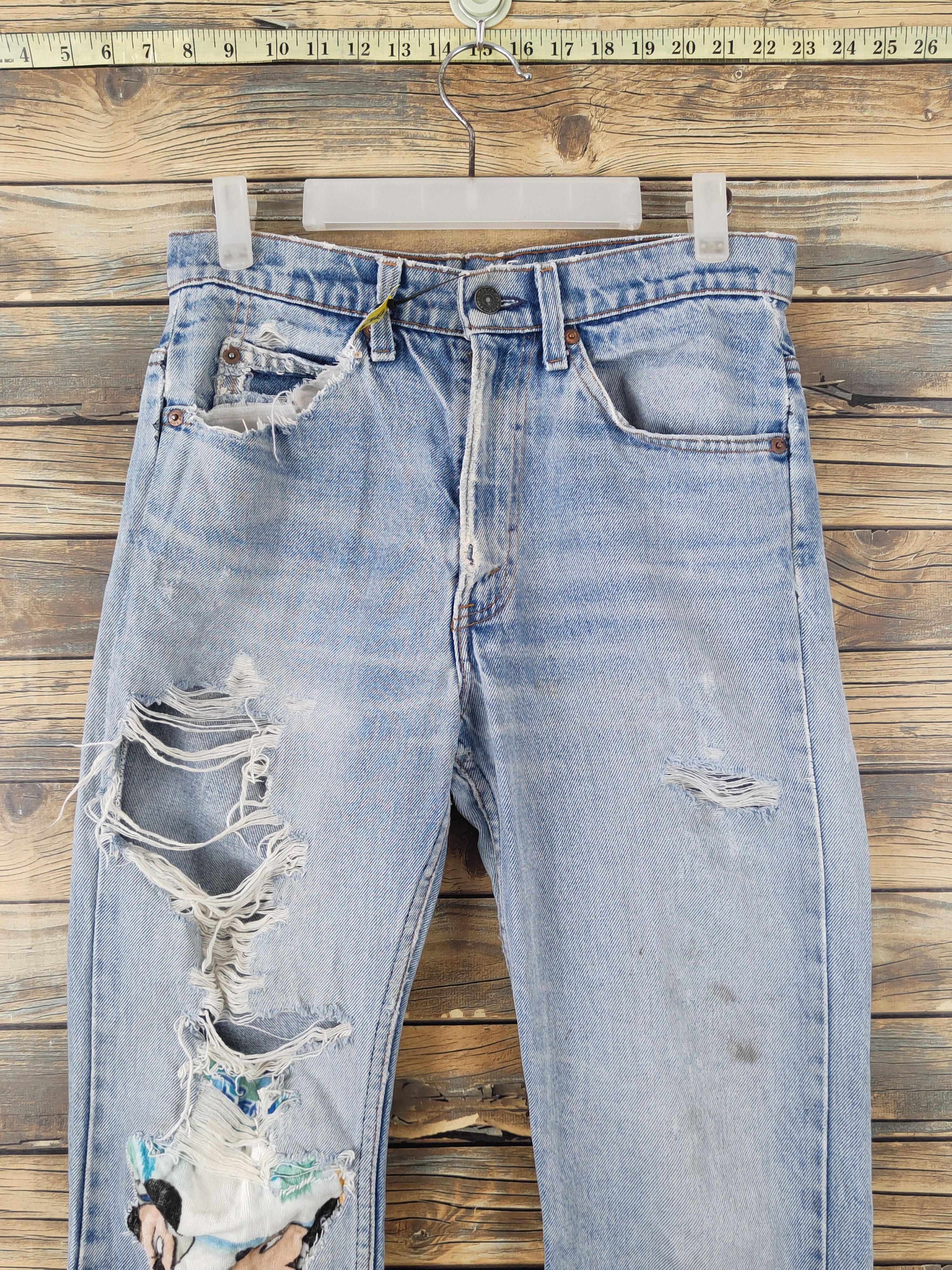 Levi's Levi's orange tag vintage Ripped denim Jeans #W1868 Size US 30 / EU 46 - 2 Thumbnail