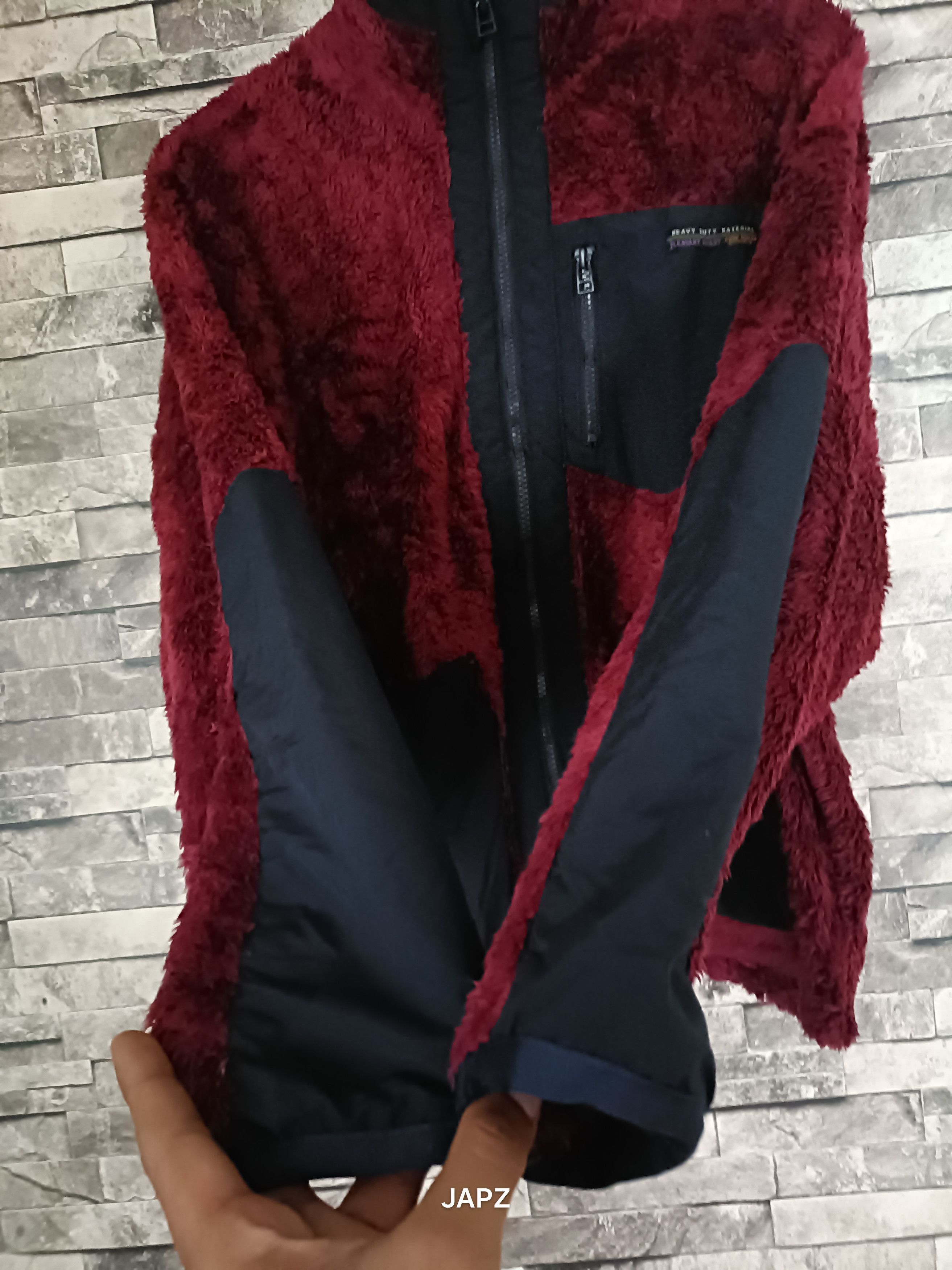 Japanese Brand Cube sugar oversize fluffy yarn field jacket Size US M / EU 48-50 / 2 - 3 Thumbnail