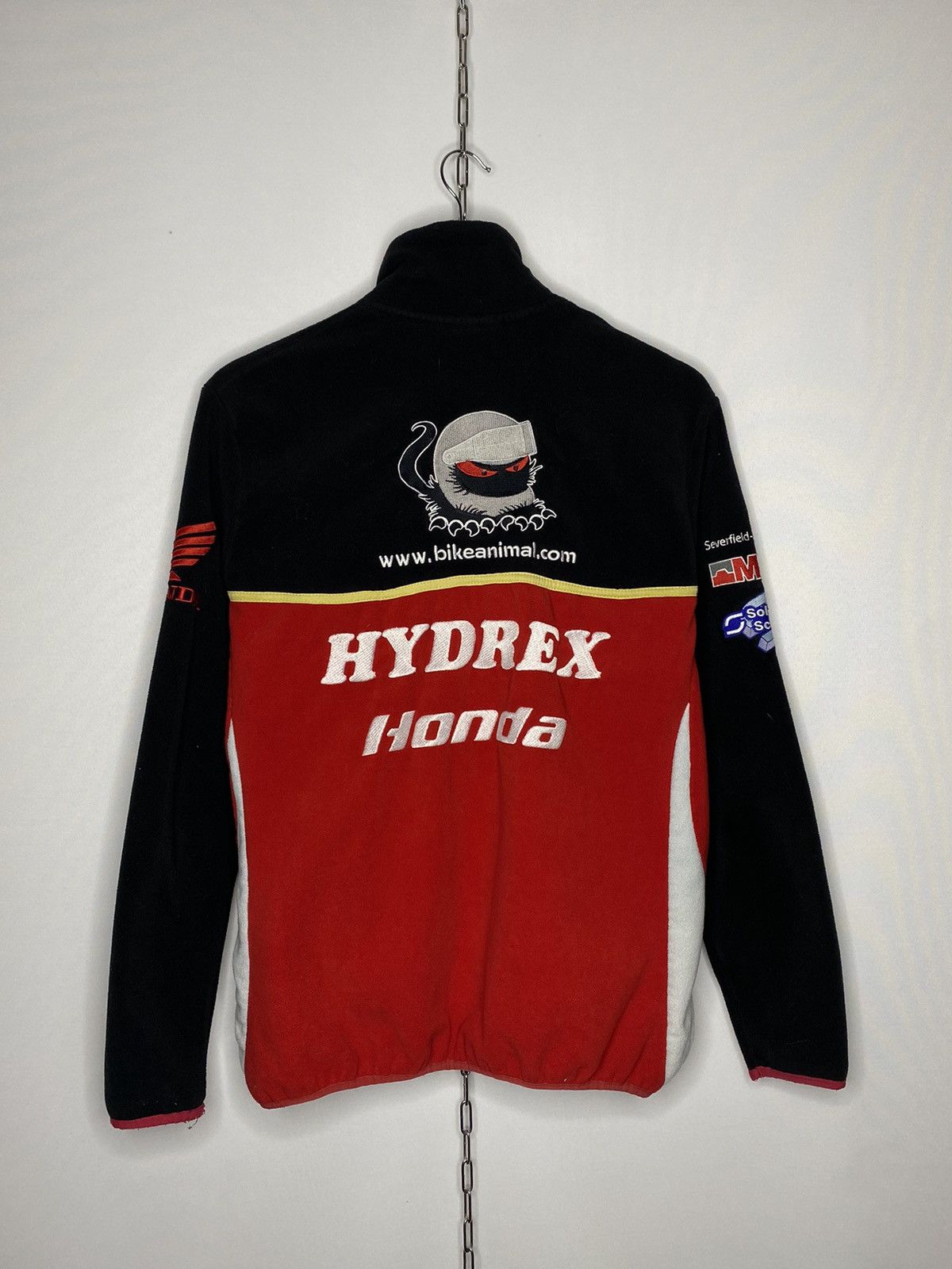 🔥 Honda HYDREX Biker Full Zip Fleece Jacket F1 Team 🔥