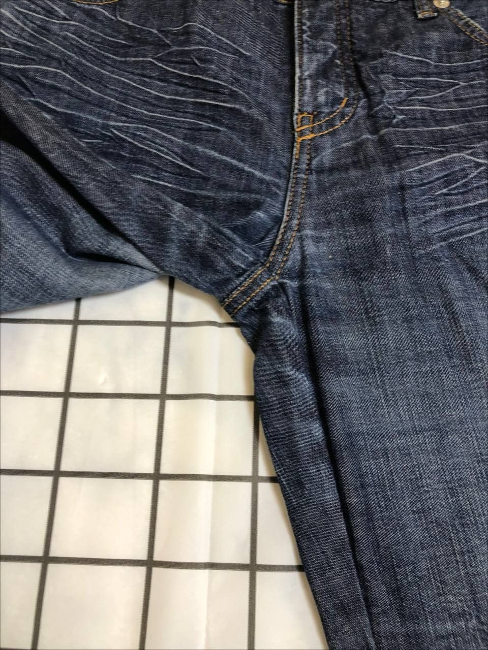 Moschino Vintage Moschino Peace Button Fly Dark Washed Denim Jeans Size 27" / US 4 / IT 40 - 5 Thumbnail