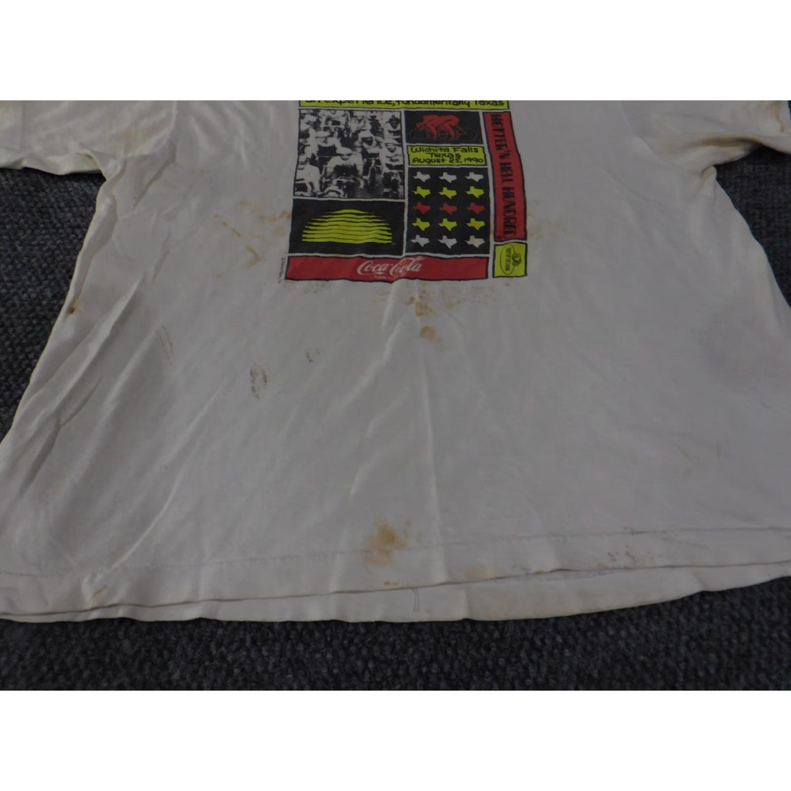 Fruit Of The Loom VINTAGE Hotter'N Hell Hundred Shirt Mens 2XL 1990 Coca-Cola Made USA Cycling 90s Shirt Size US XXL / EU 58 / 5 - 6 Thumbnail