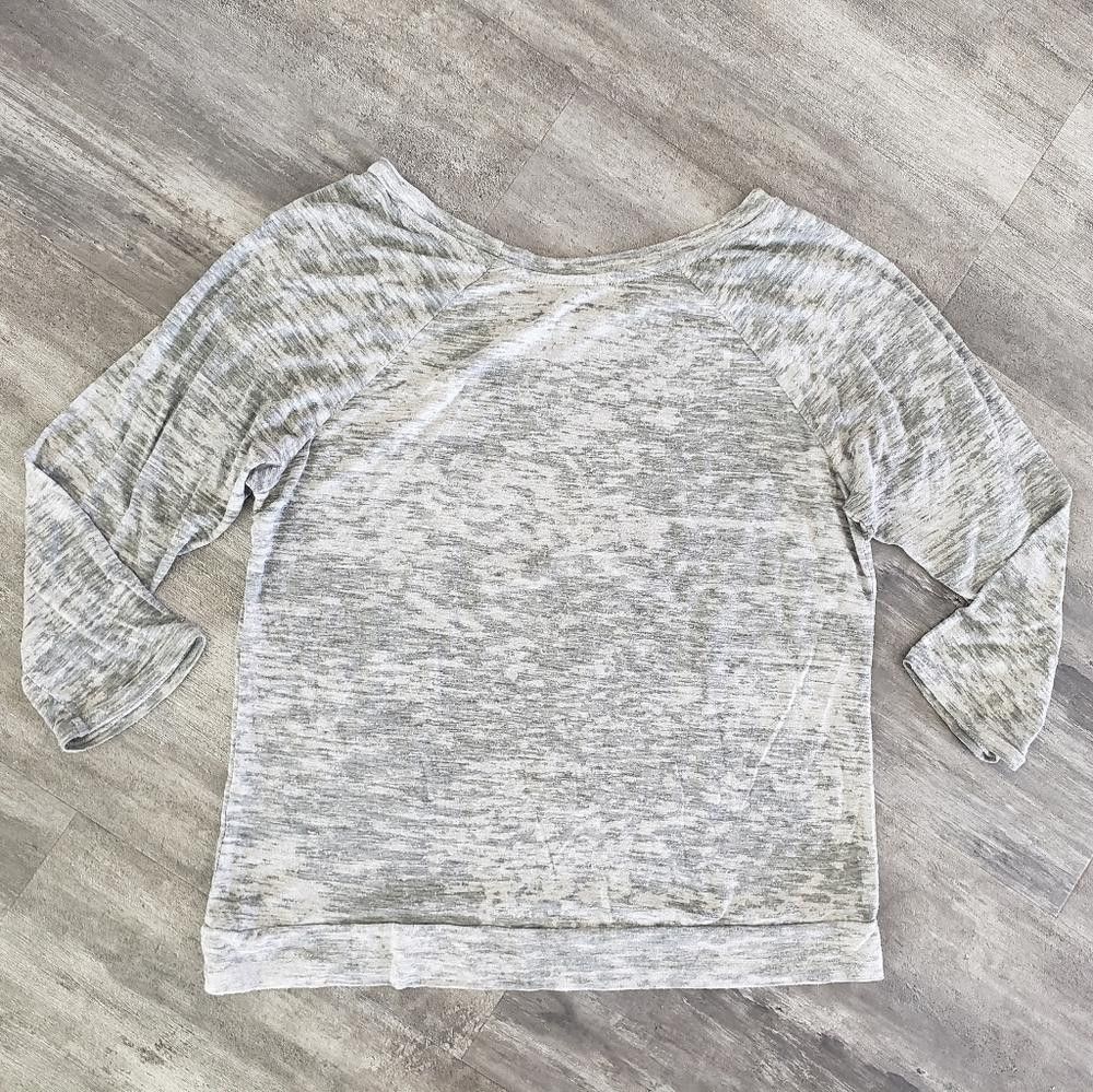Designer Grey Black Académie De L'Amour 3/4 Sleeve Size M / US 6-8 / IT 42-44 - 2 Thumbnail