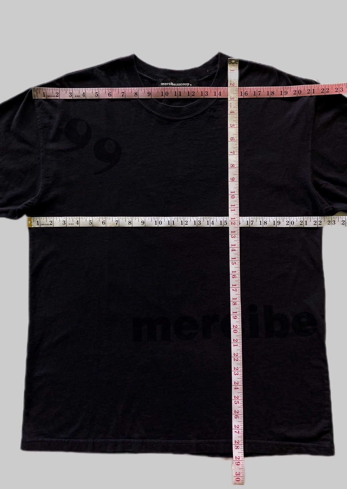 mercibeaucoup Vintage Black on Black Printed tee Size US L / EU 52-54 / 3 - 4 Thumbnail