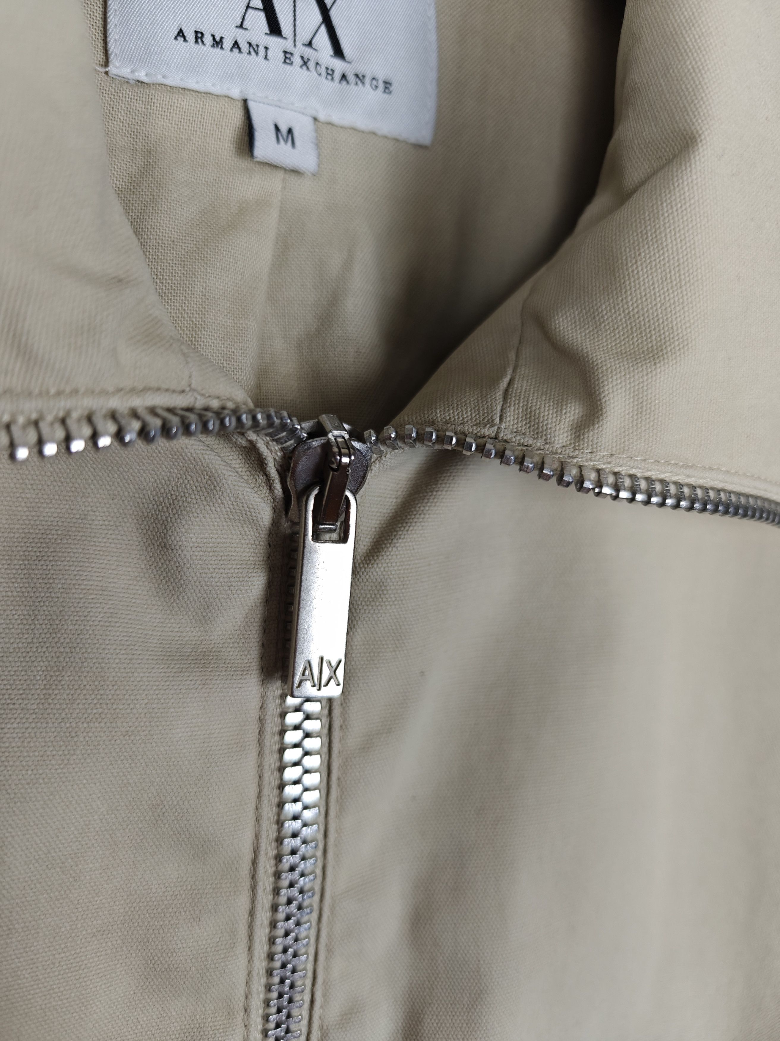 Armani Exchange Armani Exchange Jacket Jacket Zip AX Vtg Beige size M Size M / US 6-8 / IT 42-44 - 6 Thumbnail