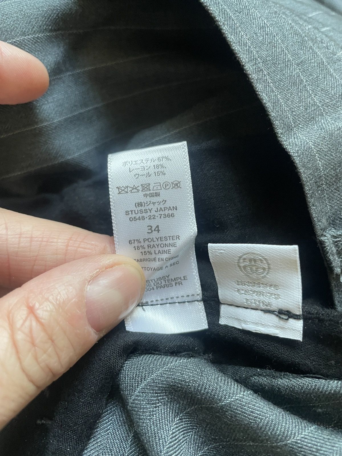 Stussy Stussy Pinstripe Wool-blend Pants Size US 34 / EU 50 - 4 Thumbnail