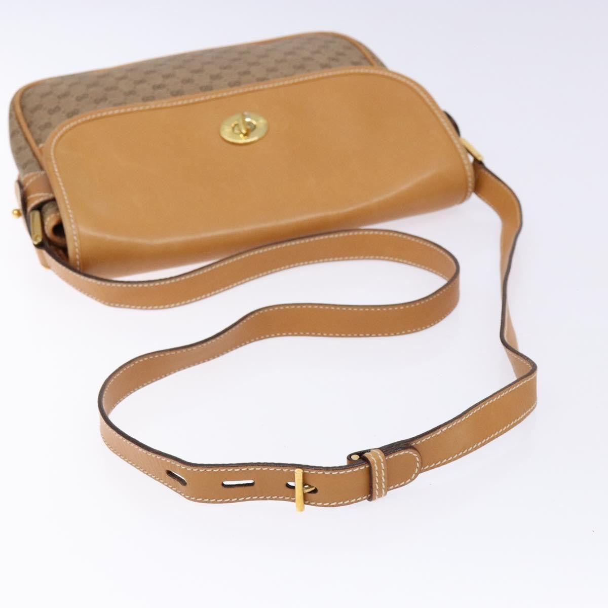 Gucci GUCCI Micro GG Supreme Shoulder Bag Pvc Beige Gold Size ONE SIZE - 7 Thumbnail