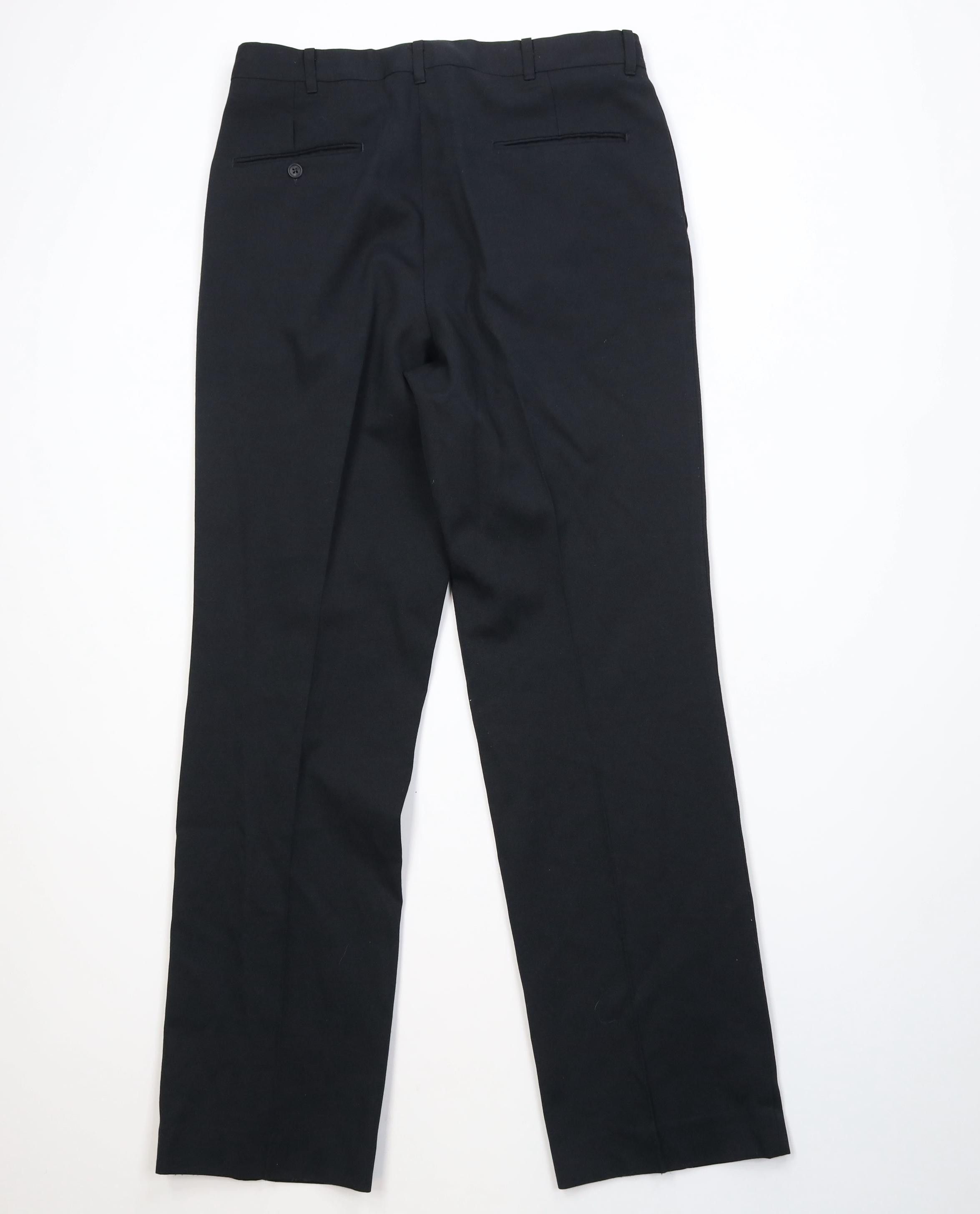 Vintage Vintage 90s Streetwear Knit Chino Pants Trousers Black Size US 32 / EU 48 - 11 Thumbnail