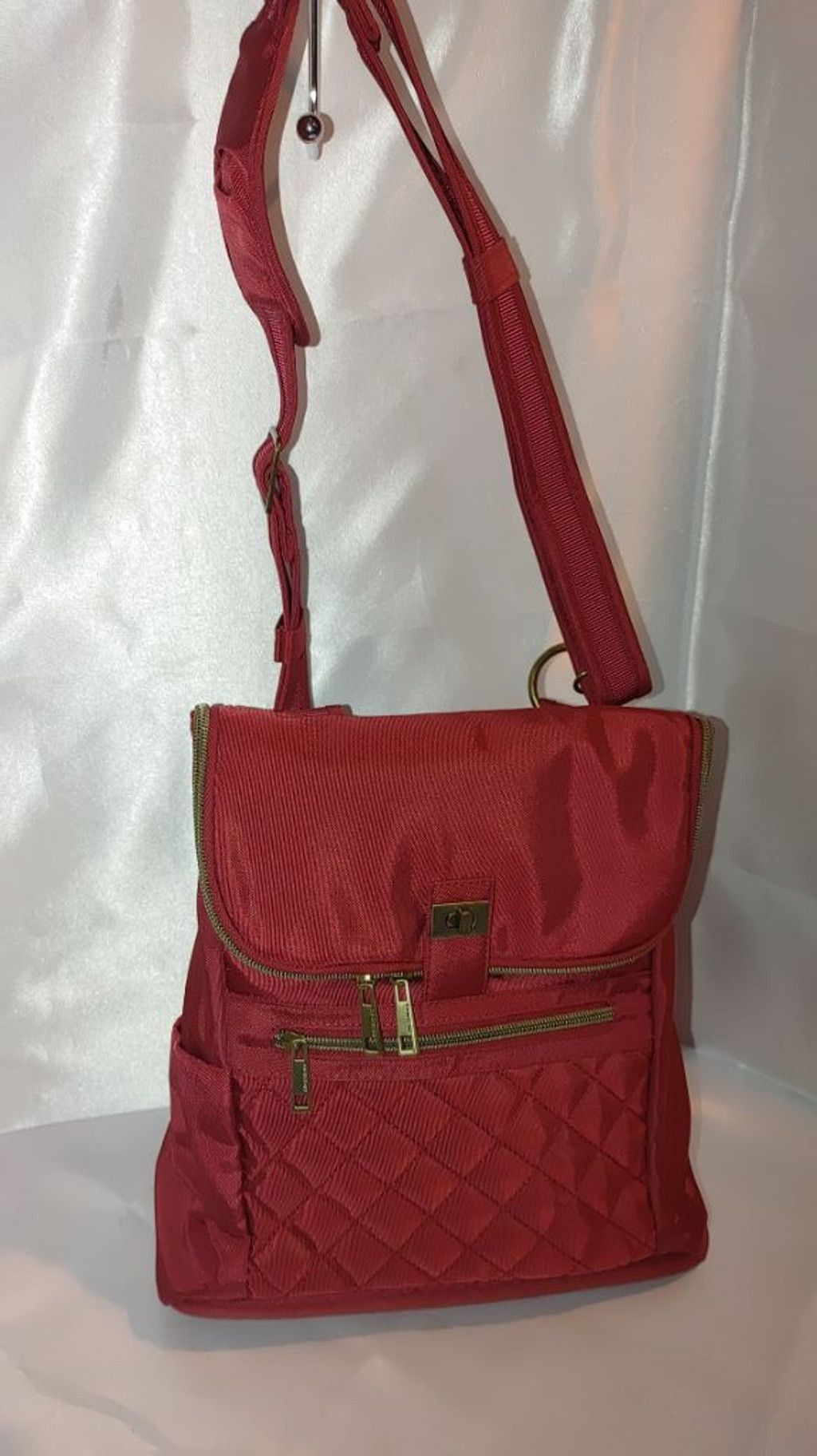 Away Travel Travelon Foldover Quilted RFID Convertible Backpack Size ONE SIZE - 2 Thumbnail