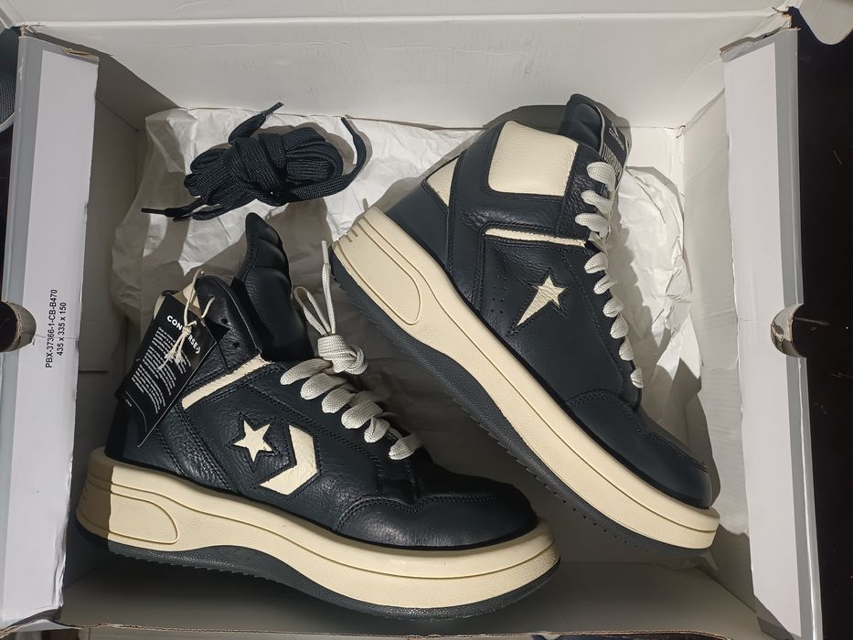 Rick Owens Drkshdw TURBOWPN DRKSHDW Converse | Grailed