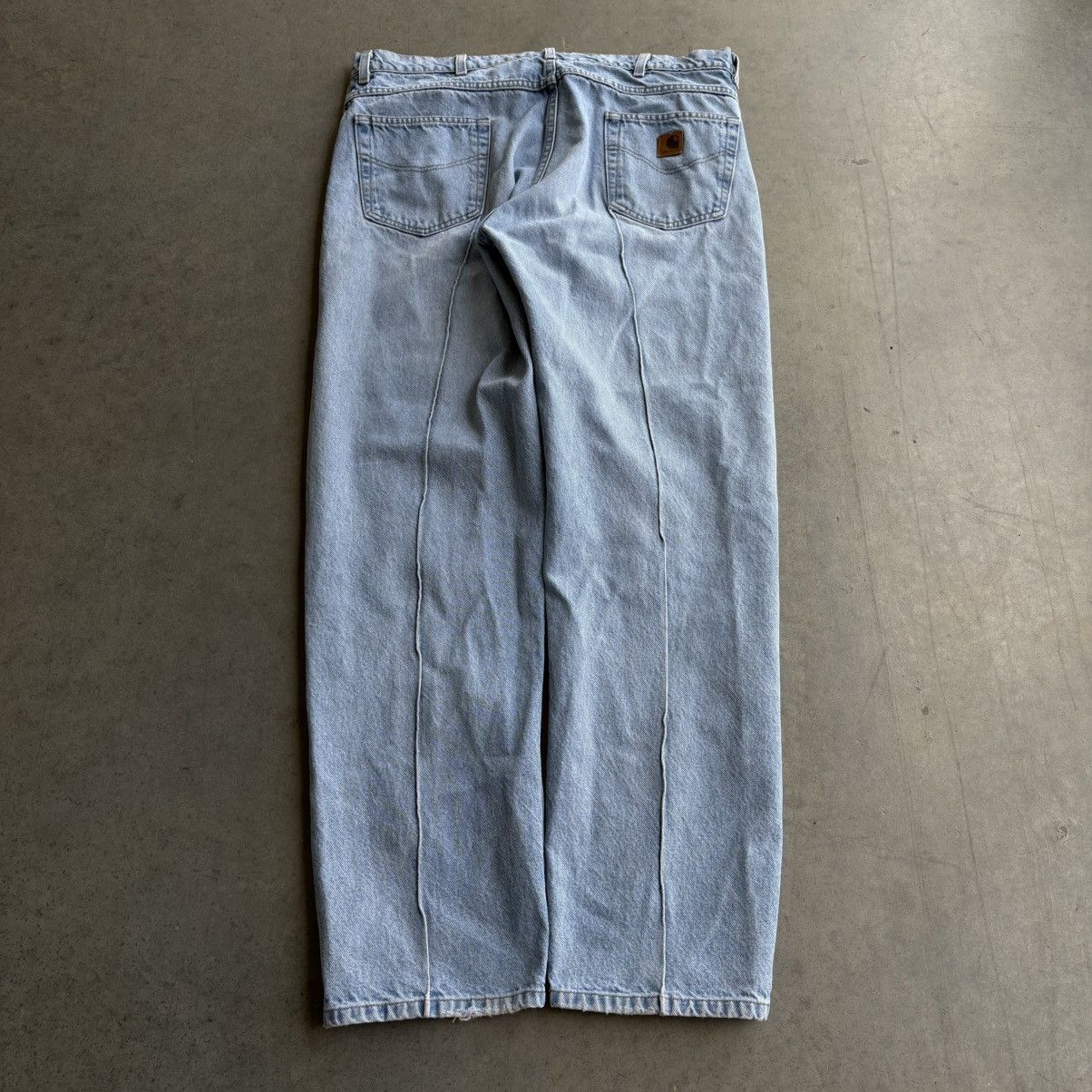 Carhartt Vintage Carhartt Baggy Blue Jeans Tapered Baggy Fit 40x30 Size US 40 / EU 56 - 13 Thumbnail