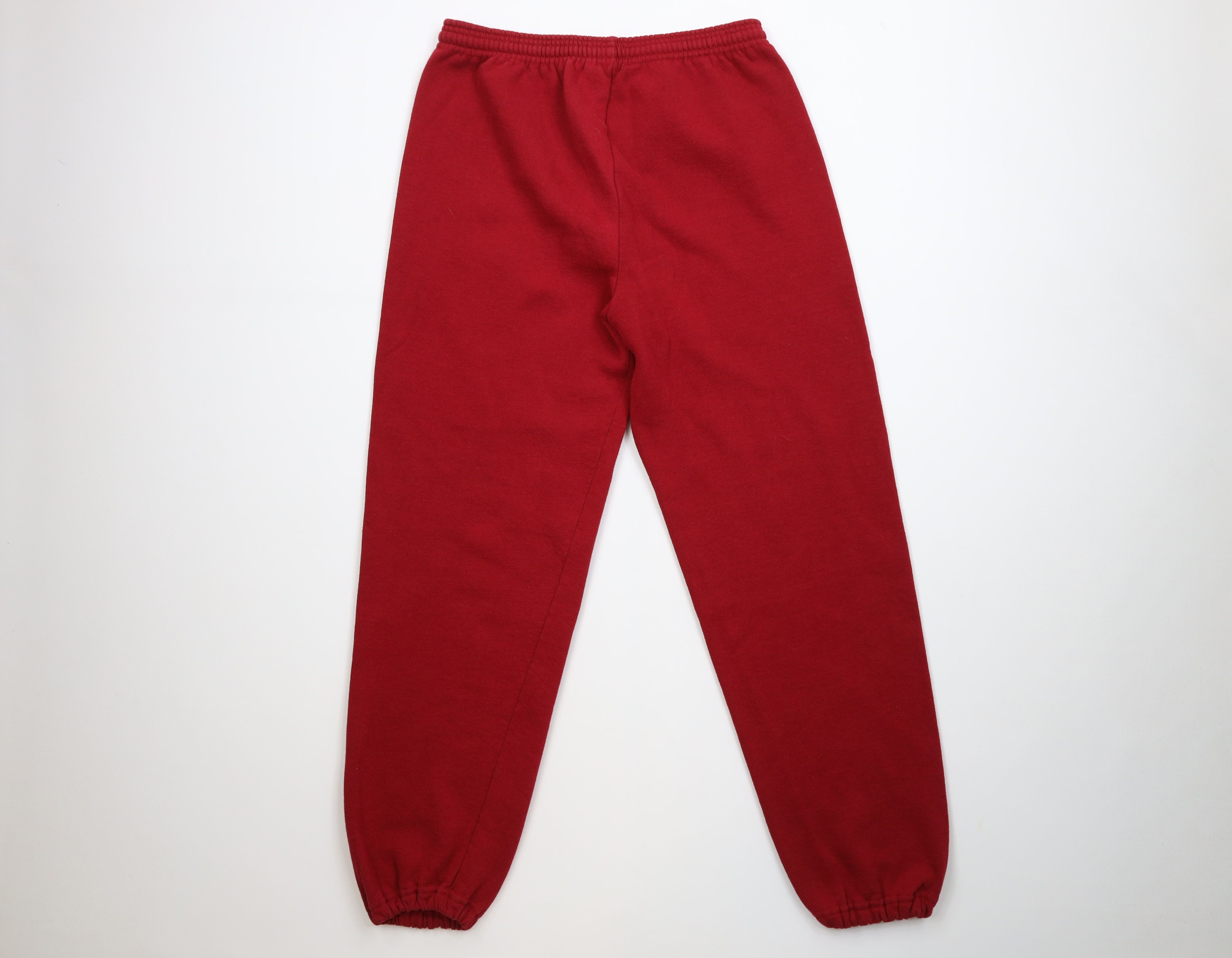 Vintage Vintage 90s Streetwear Sweatpants Joggers Pants Red USA Size US 38 / EU 54 - 8 Thumbnail