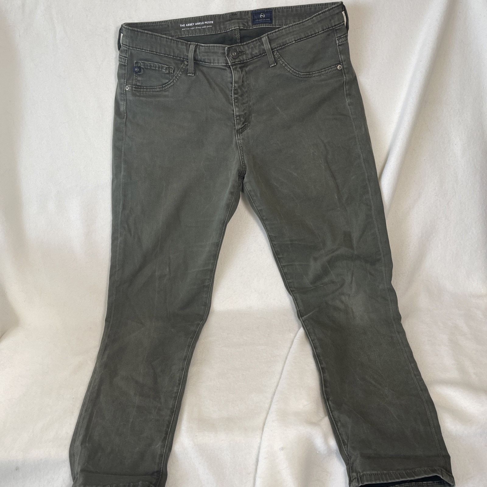 AG Adriano Goldschmied AG Adriano Goldschmied the Abbey Mid-Rise Super Skinny 30P Size 30" / US 8 / IT 44 - 1 Thumbnail