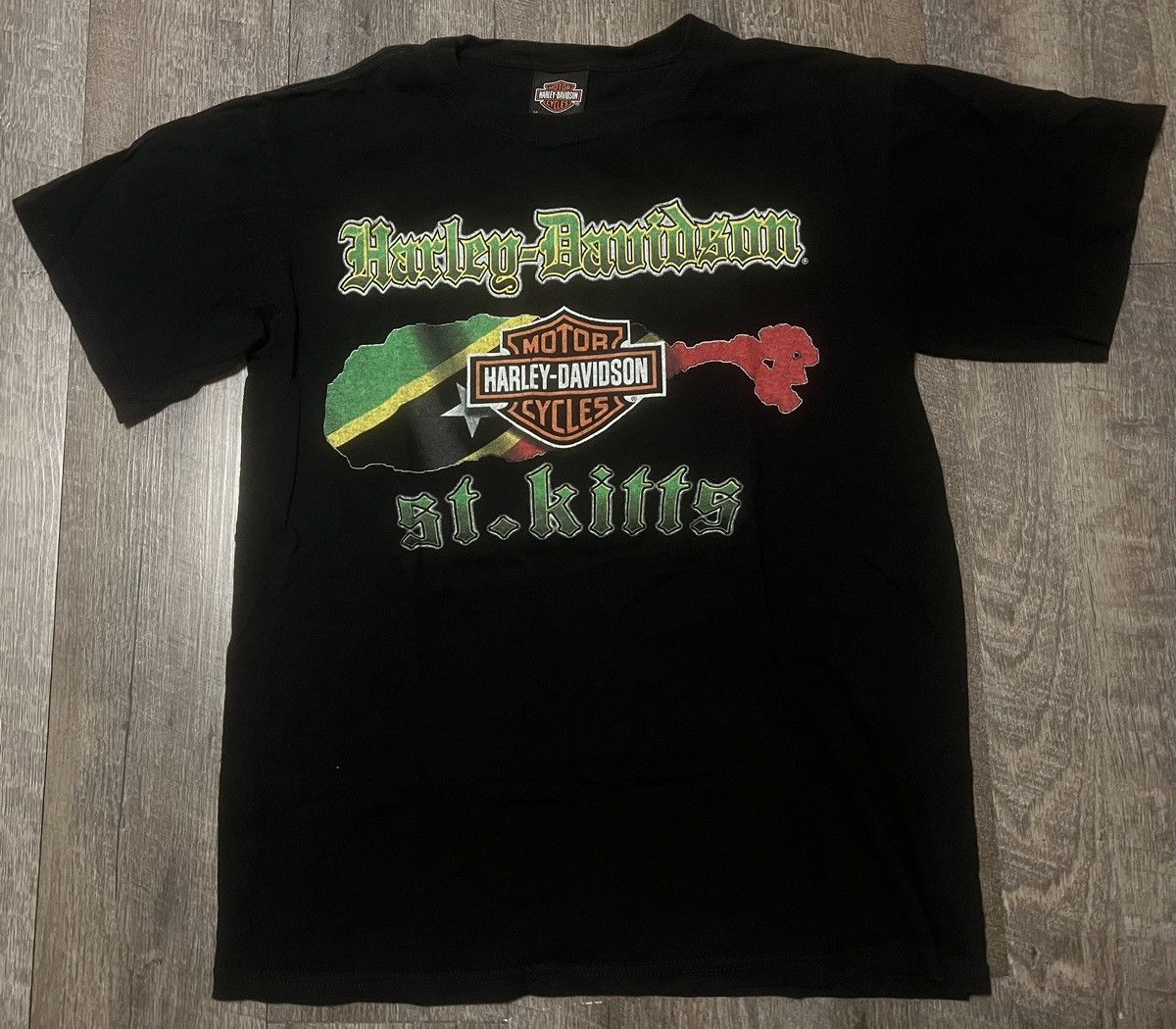 Harley Davidson Vintage Harley Davidson Caribbean St Kitts Shirt size Medium Size US M / EU 48-50 / 2 - 1 Thumbnail