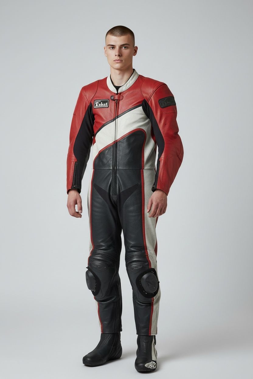 Sports Specialties Vintage TAKAI Pro Shop Racing Leather Suit 1-Piece Motorcycl Size US 30 / EU 46 - 1 Thumbnail