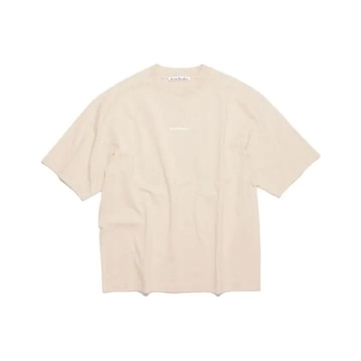 Acne Studios Acne Studios Beige Short Sleeve T-Shirt Size US XL / EU 56 / 4 - 1 Preview