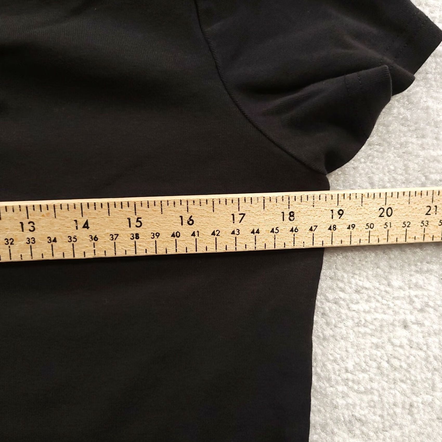 Vintage VINTAGE Studio Works V-Neck T-Shirt Women's Medium Black Short Sleeve 100% Cotton Size M / US 6-8 / IT 42-44 - 7 Thumbnail
