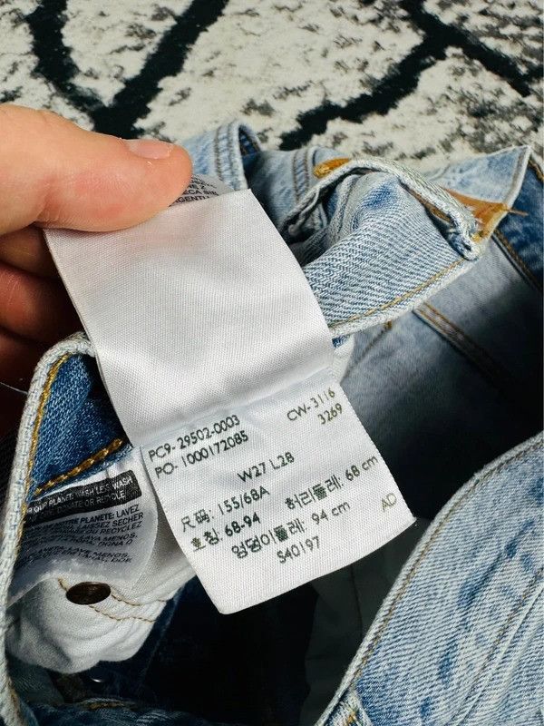 Levi's Levis 501 jeans 27 28 baby blue Size US 27 - 6 Thumbnail