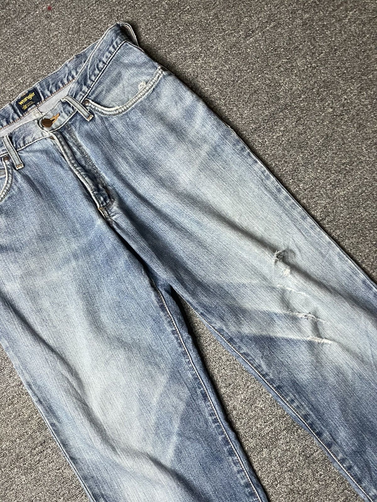 Vintage × Wrangler WRANGLER Casual Straight Cut Jeans (92) Size US 30 / EU 46 - 3 Thumbnail