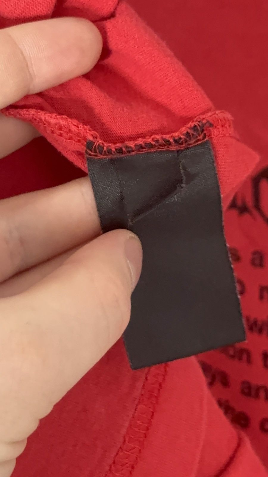 Vetements ✅Vetements Longevity Distressed red t shirt Size US M / EU 48-50 / 2 - 9 Thumbnail
