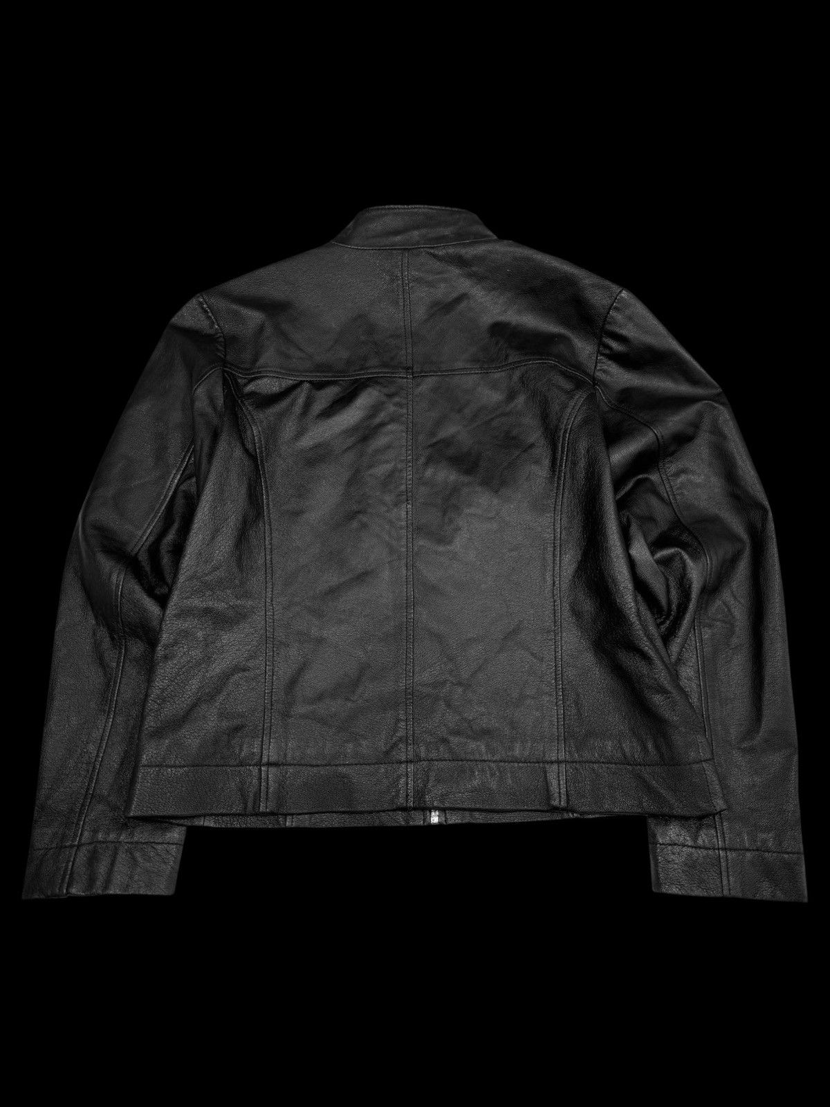 Other ‼️free ship‼️ Vintage avant garde leather jacket skinny fit Size US S / EU 44-46 / 1 - 2 Thumbnail