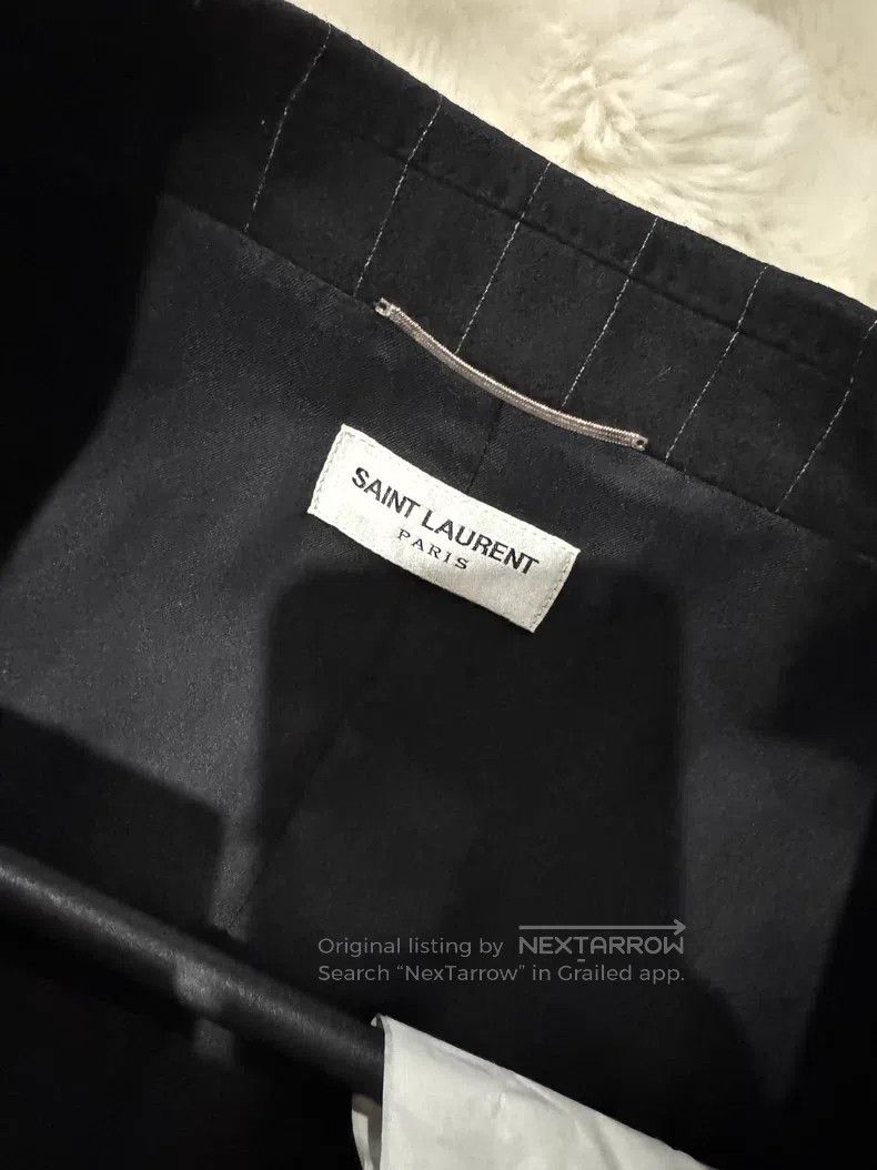 Saint Laurent Paris Saint Laurent Paris Double-breasted Men's Suit Jacket Size US M / EU 48-50 / 2 - 4 Thumbnail