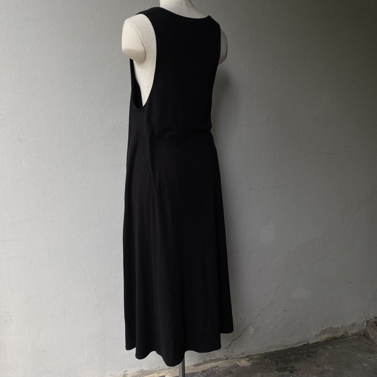 Yohji Yamamoto Yohji yamamoto Black Sleeveless Maxi Dress Size M / US 6-8 / IT 42-44 - 19 Thumbnail