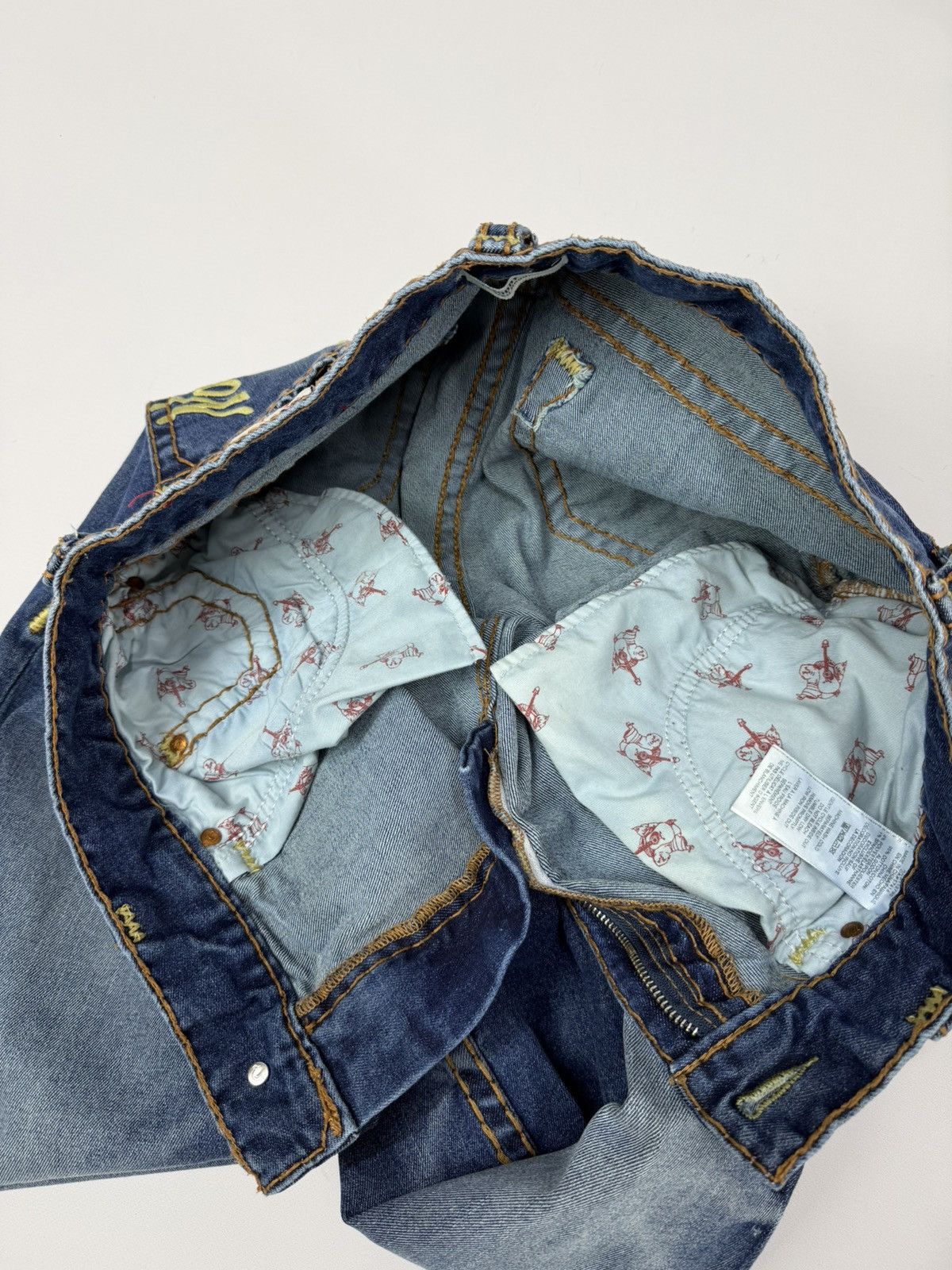 True Religion Vintage True Religion Bobby Relaxed Baggy Denim Jeans Y2K Size US 36 / EU 52 - 13 Thumbnail