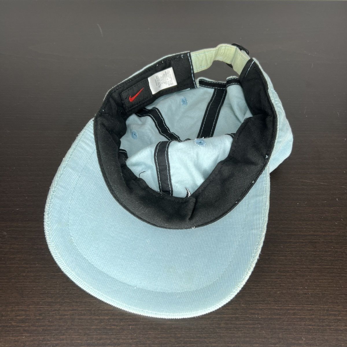 Nike × Vintage Nike Hat Cap Blue 90s Swoosh Logo Y2K Retro Size ONE SIZE - 5 Thumbnail