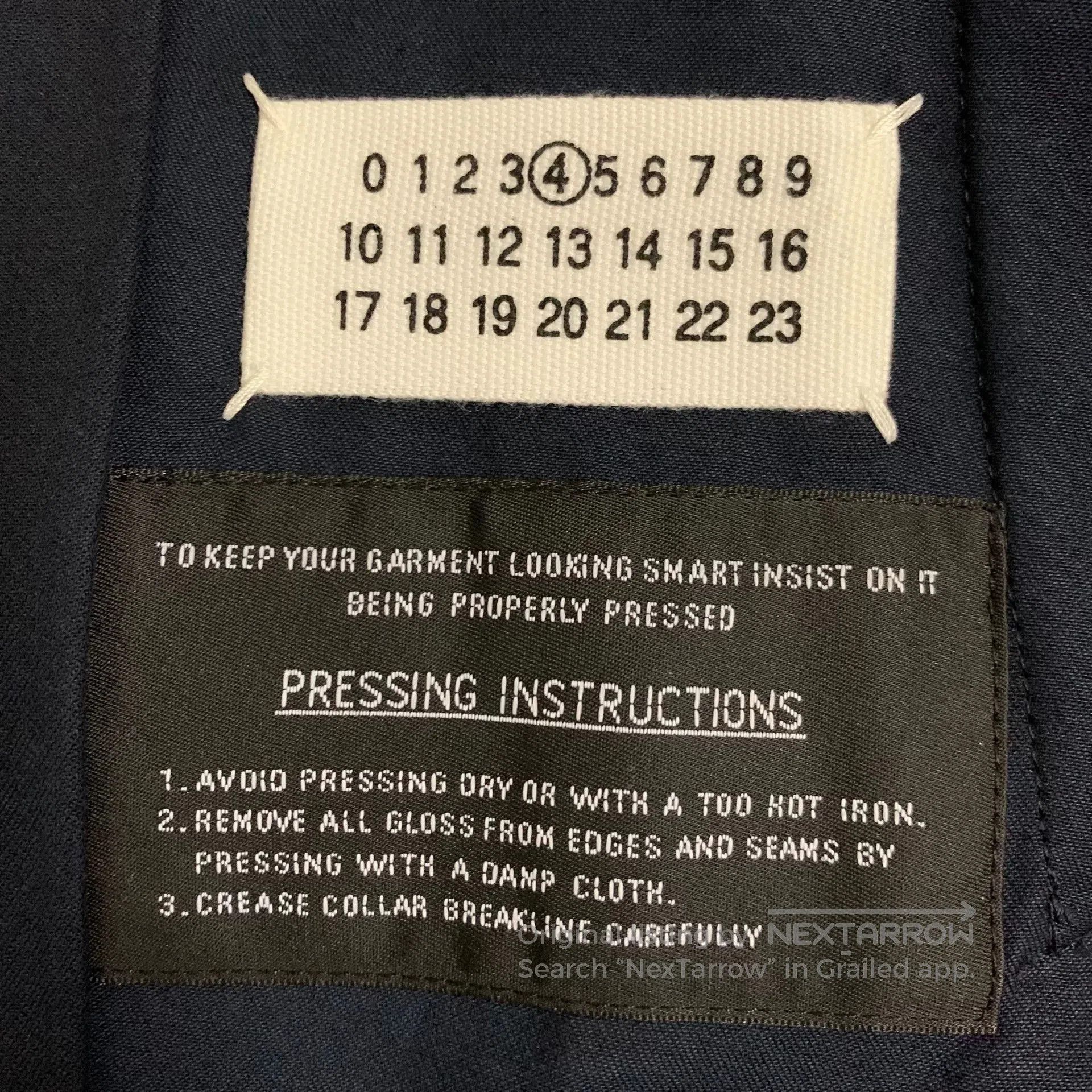 Maison Margiela Maison Margiela Navy Drawstring Trench Coat. Size US S / EU 44-46 / 1 - 3 Thumbnail
