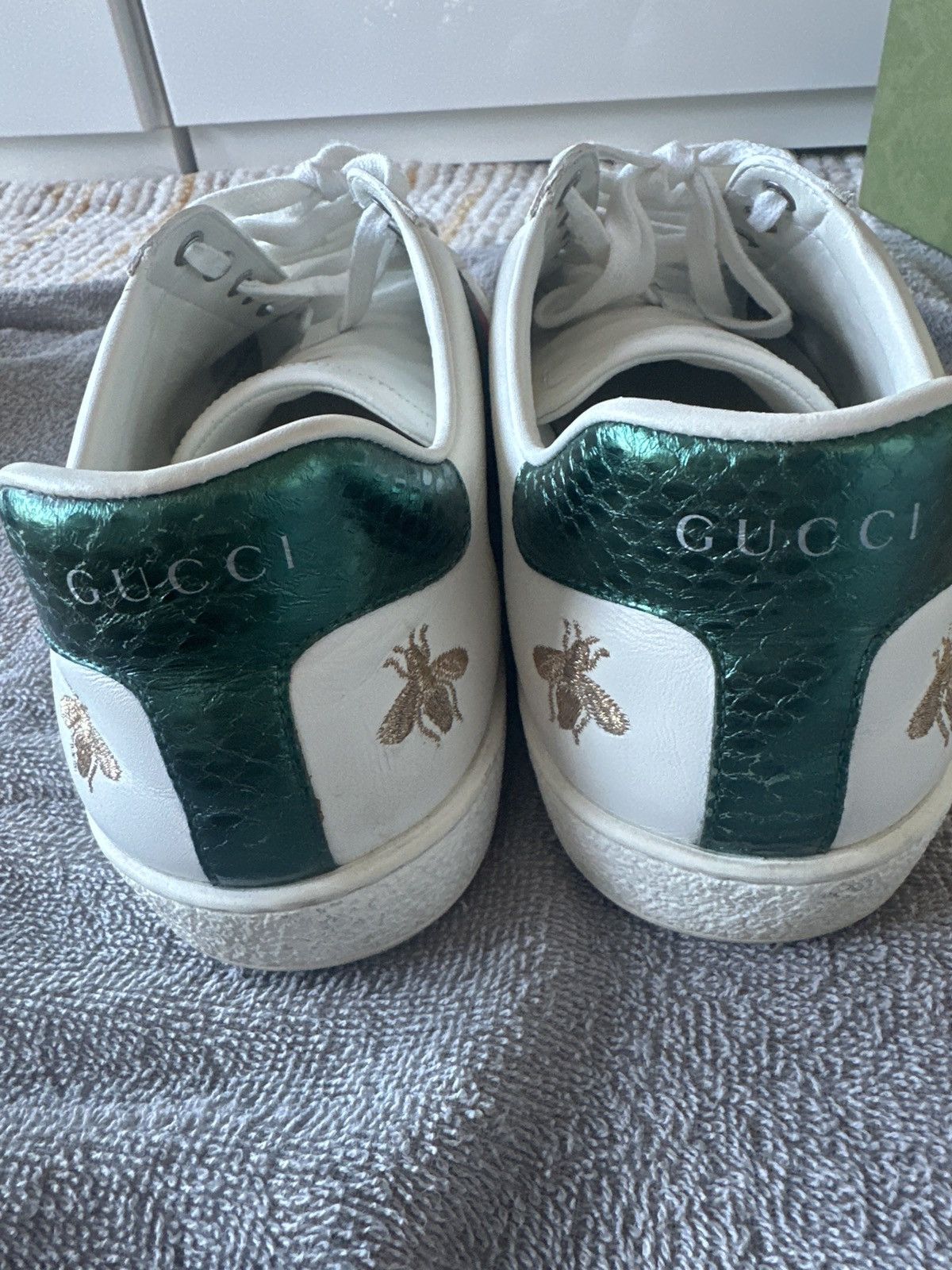 Gucci Gucci Ace Bees & Stars Sneakers Size US 8 / EU 41 - 4 Thumbnail