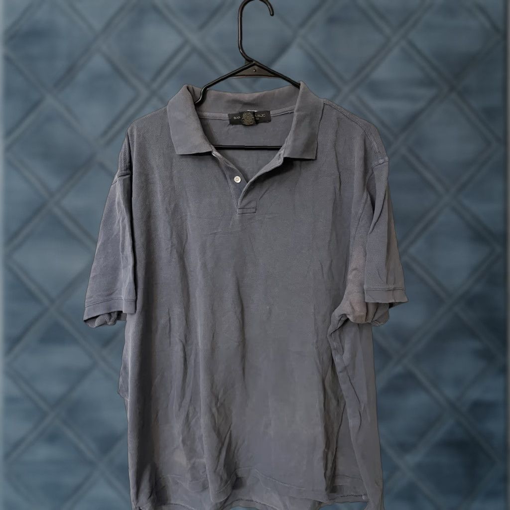Banana Republic VINTAGE Banana Republic Polo Shirt Men XXL Gray Short Sleeve Preppy Size US XXL / EU 58 / 5 - 1 Thumbnail