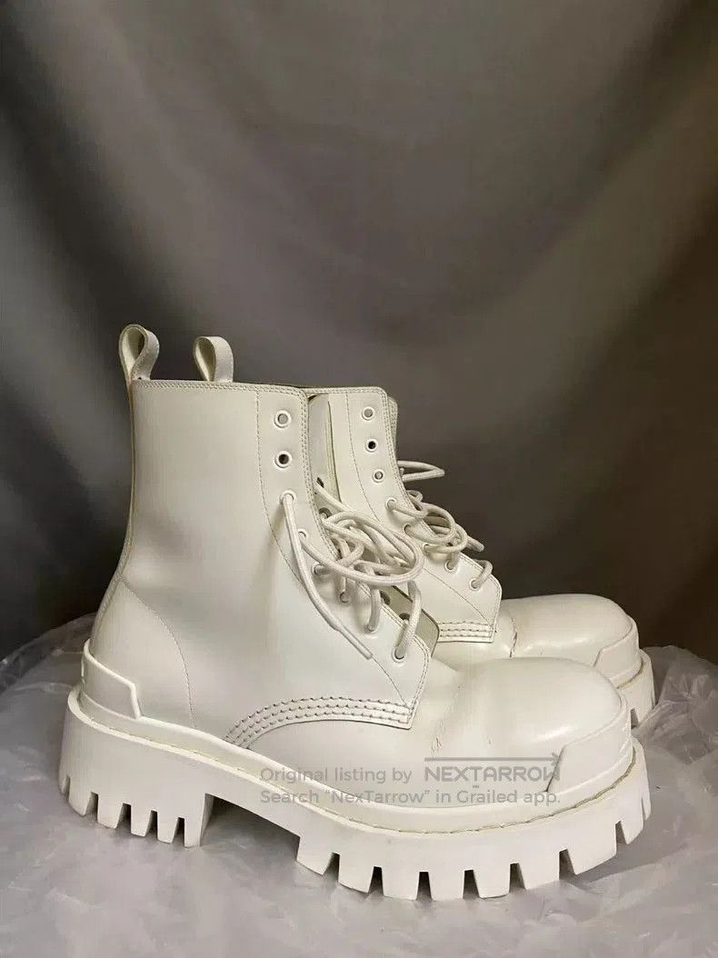 Balenciaga Balenciaga Strike White Platform Boots. Size US 6 / EU 39 - 2 Thumbnail