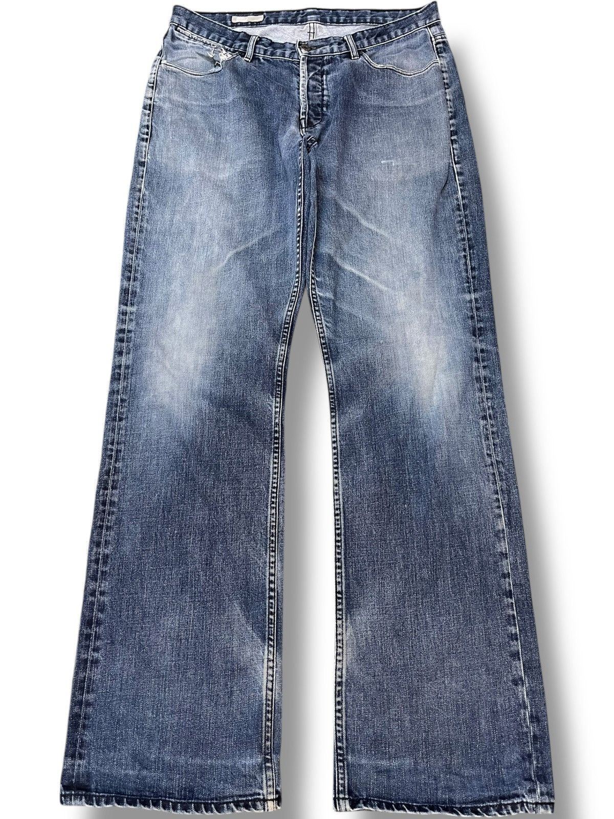 Japanese Brand Vintage RealMadHectic Faded Regular Cut Denim Size US 34 / EU 50 - 1 Thumbnail