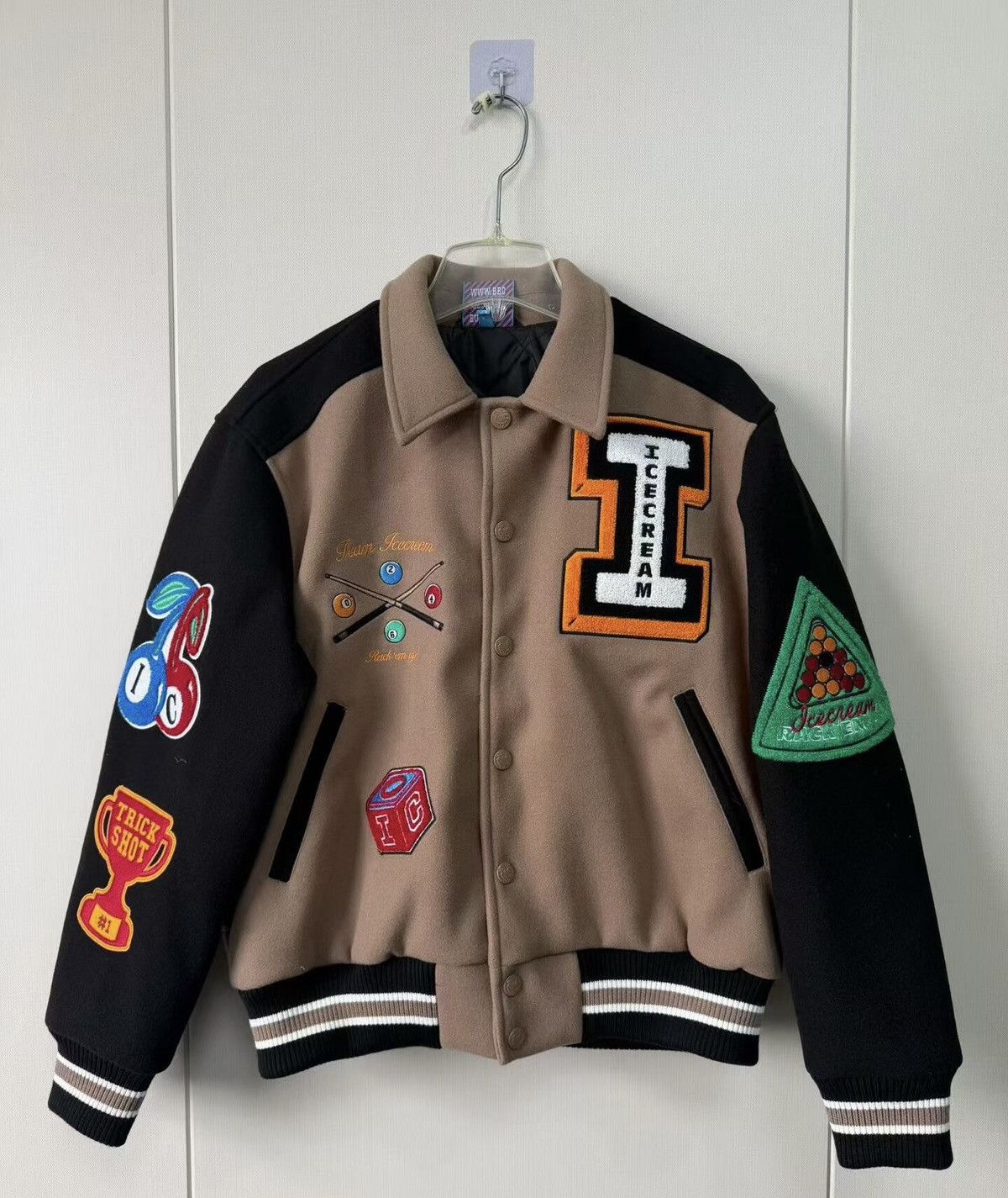 Billionaire Boys Club Billionaire Boys Club x ICECREAM Baseball Jacket Size US S / EU 44-46 / 1 - 1 Thumbnail