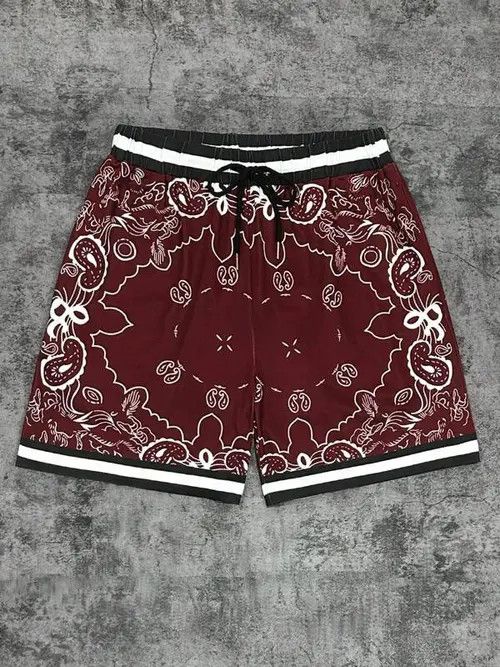 Japanese Brand Print Y2k Shorts DRIP summer Size US 36 / EU 52 - 1 Thumbnail