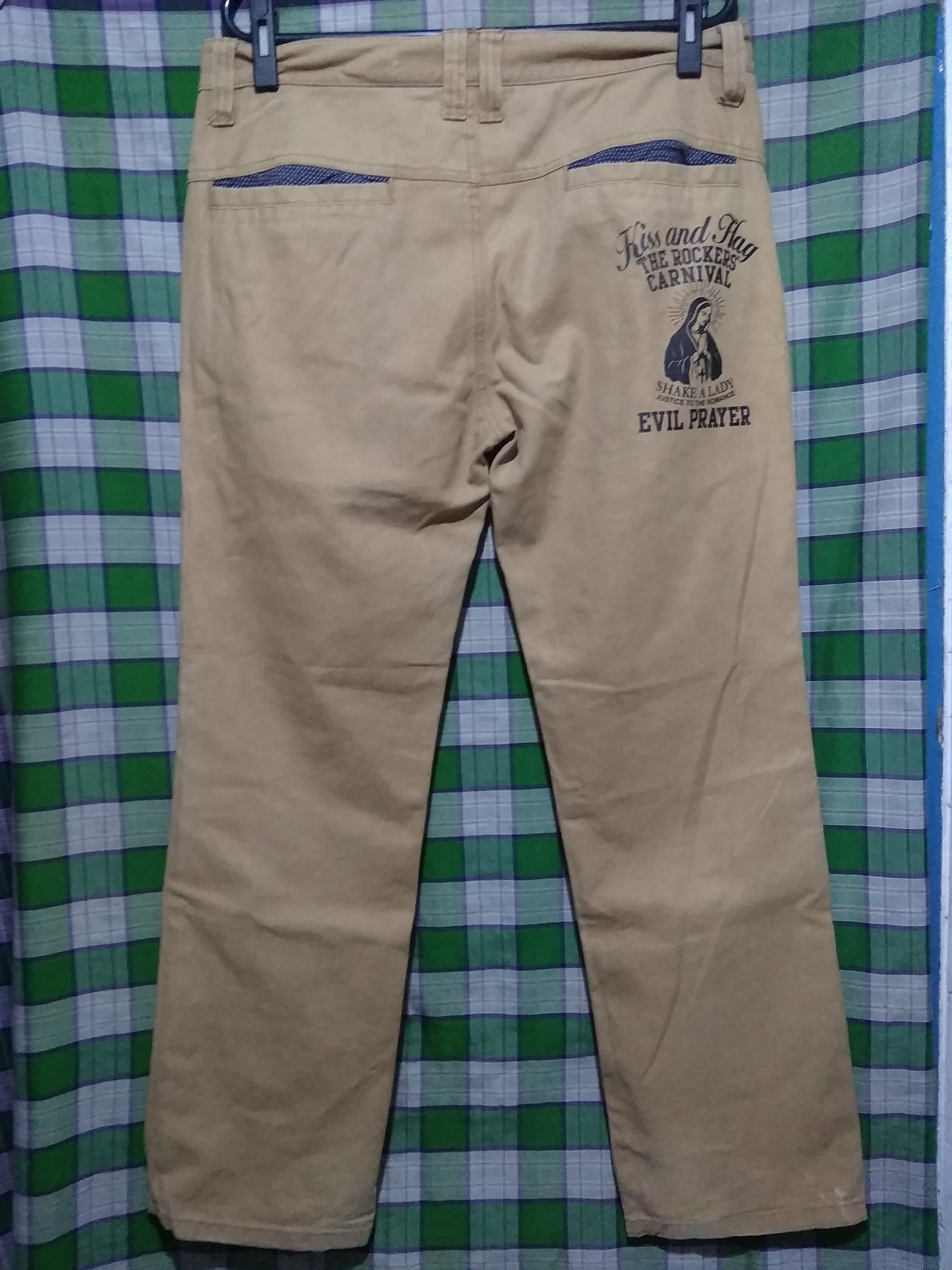 Japanese Brand ETBX Intermediate Lady of Guadalupe chino pants Size US 36 / EU 52 - 1 Thumbnail