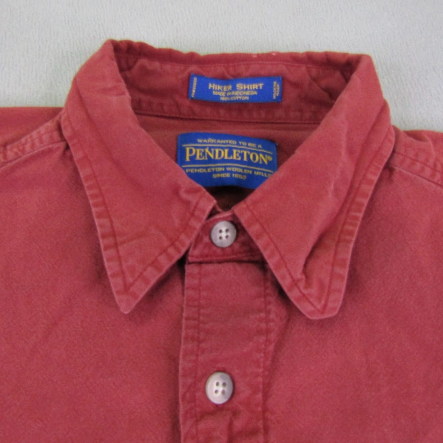 Pendleton VINTAGE Pendleton Shirt Men M Blue Outdoor Button-Up Casual Workwear Long Sleeve Size US M / EU 48-50 / 2 - 2 Thumbnail