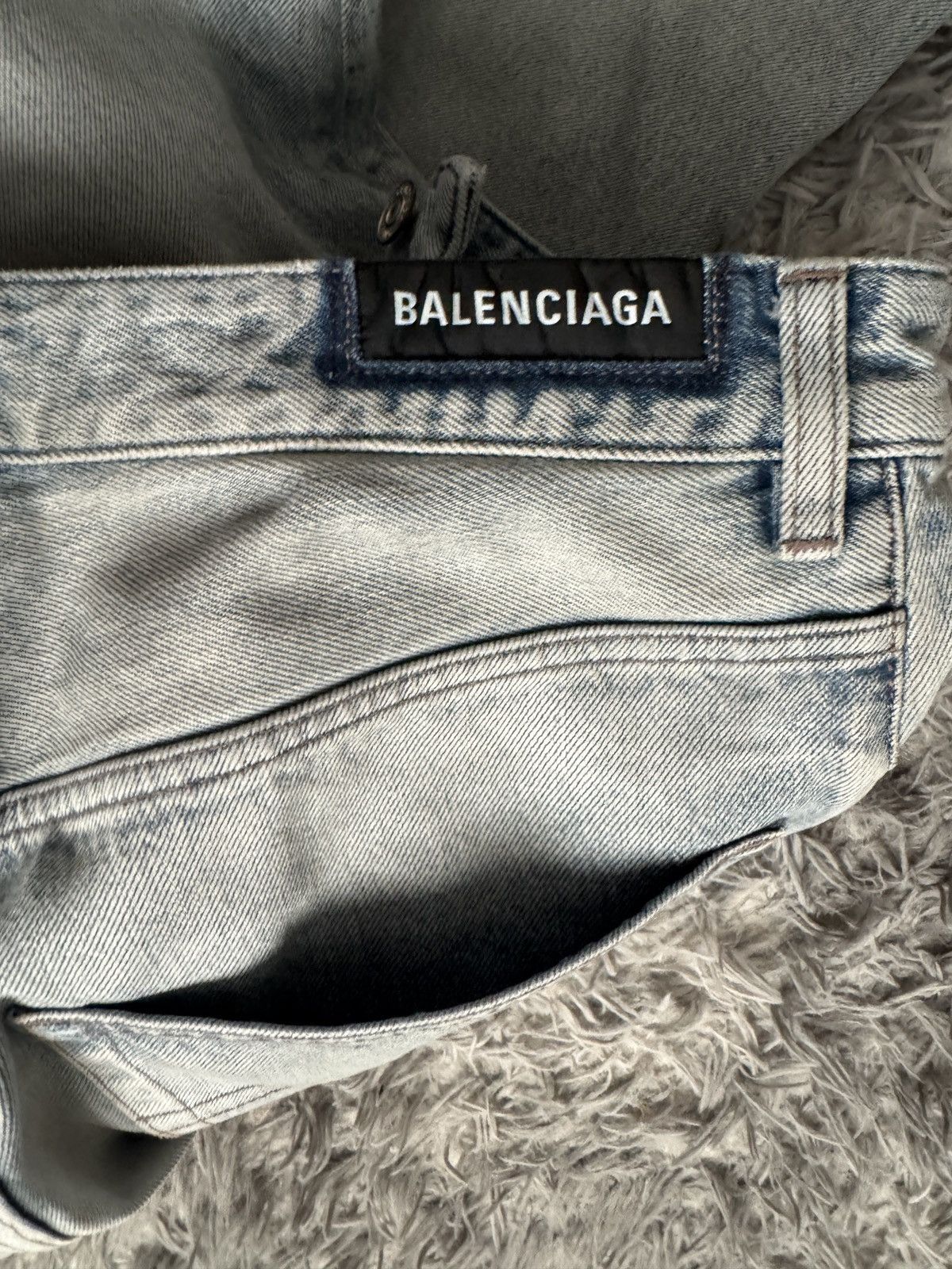 Balenciaga Balenciaga Logo Denim Size US 32 / EU 48 - 6 Thumbnail