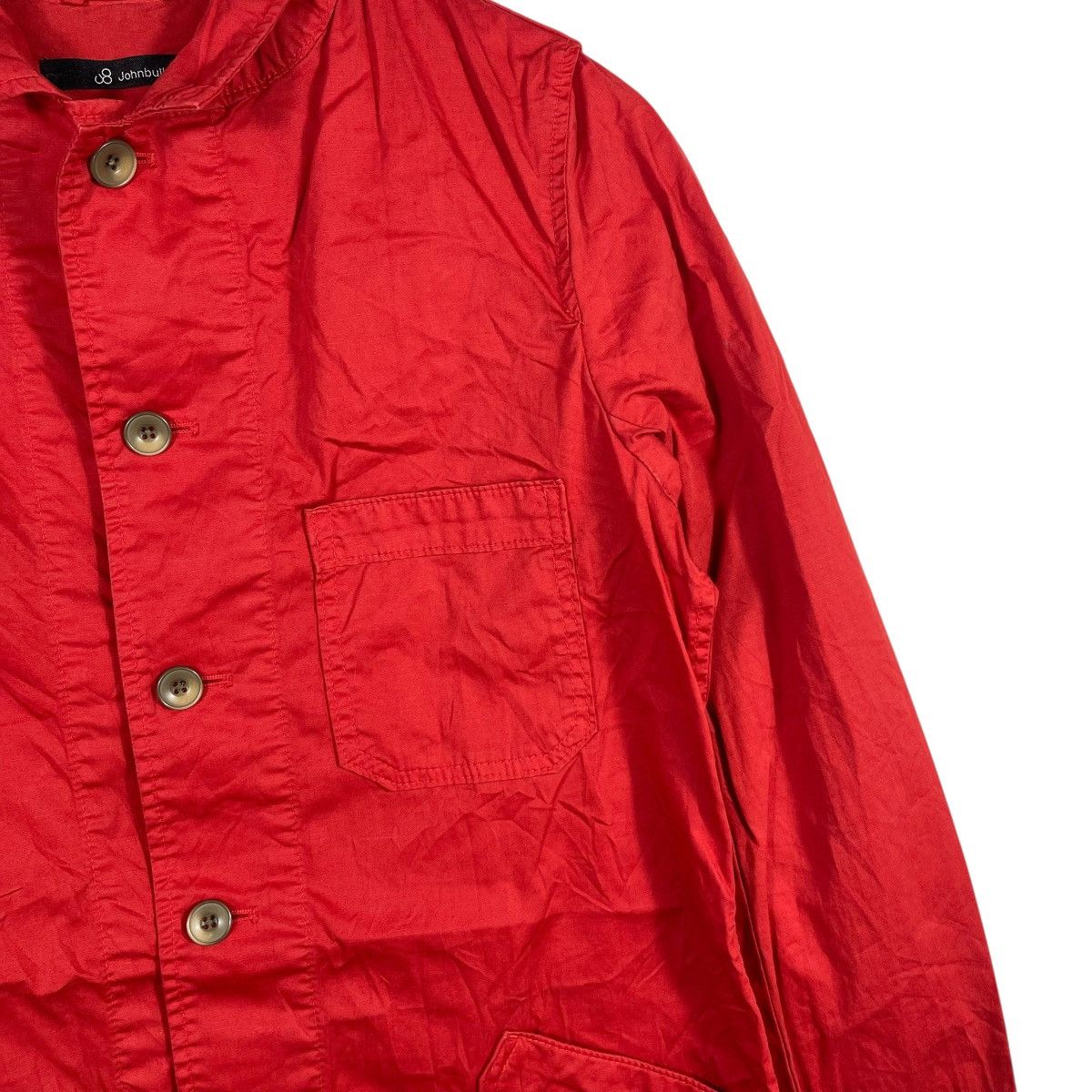 Johnbull Johnbull Red Cotton Shop Coat Lightweight Work Jacket Size US M / EU 48-50 / 2 - 6 Thumbnail
